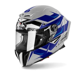 Casque moto intégral Airoh GP550 S Wander - bleu gloss - XL