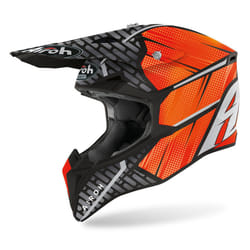Airoh Wraap Idol Casque de motocross, orange, taille S pour Hommes