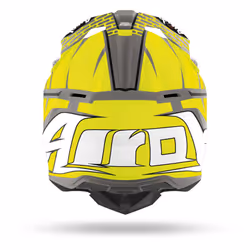 Airoh Wraap Idol Casque de motocross, jaune, taille M pour Hommes
