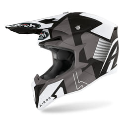 Airoh Wraap Raze Casque de motocross, noir-blanc, taille 2XL pour Hommes