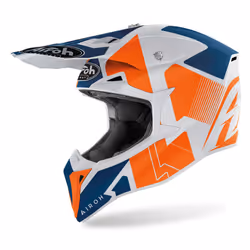 Airoh Wraap Raze Casque de motocross, orange, taille S pour Hommes