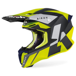 Airoh Twist 2.0 Lift Casque de motocross, noir-jaune, taille XL pour Hommes