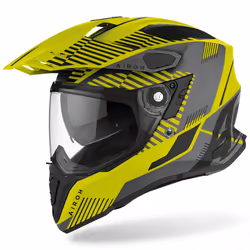 Airoh Commander Boost Casque de motocross, jaune, taille S pour Hommes