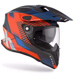 Airoh Commander Boost Casque de motocross, rouge-bleu, taille S pour Hommes