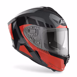 Airoh Spark Rise Casque, noir-gris-rouge, taille XL pour Hommes