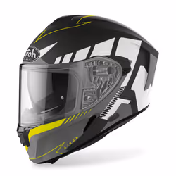 Airoh Spark Rise Casque, noir-jaune, taille S pour Hommes