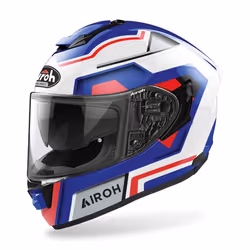 Airoh ST.501 Square Casque, blanc-rouge-bleu, taille 2XL pour Hommes