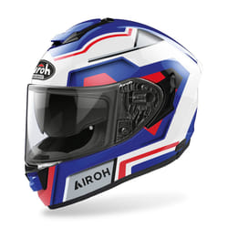 Airoh ST.501 Square Casque, blanc-rouge-bleu, taille 2XL pour Hommes