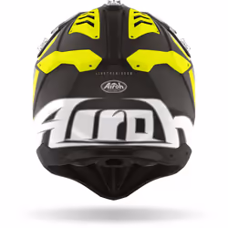 Airoh Aviator 3 Glory Casque de motocross, jaune, taille S pour Hommes
