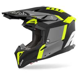 Airoh Aviator 3 Glory Casque de motocross, jaune, taille 2XL pour Hommes