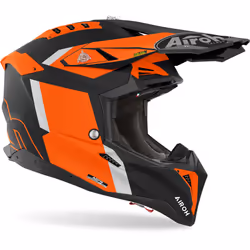 Airoh Aviator 3 Glory Casque de motocross, orange, taille S pour Hommes