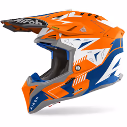 Airoh Aviator 3 Spin Casque de motocross, orange, taille XS pour Hommes