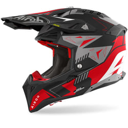 Airoh Aviator 3 Spin Casque de motocross, rouge, taille L pour Hommes