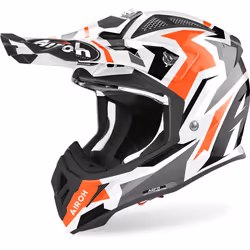 Airoh Aviator ACE Swoop Casque de motocross, orange, taille XS pour Hommes