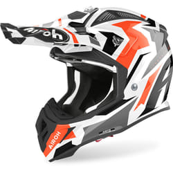 Airoh Aviator ACE Swoop Casque de motocross, orange, taille XS pour Hommes