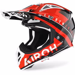 Airoh Aviator ACE Amaze Casque de motocross, rouge, taille XS pour Hommes