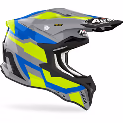 Airoh Strycker Glam Casque de motocross, jaune, taille S pour Hommes