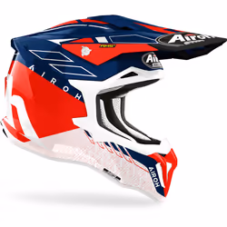 Airoh Strycker Skin Casque de motocross, rouge, taille L pour Hommes