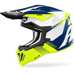 Airoh Strycker Blazer Casque de motocross, jaune, taille S pour Hommes