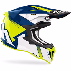Airoh Strycker Blazer Casque de motocross, jaune, taille S pour Hommes