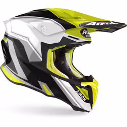 Airoh Twist 2.0 Shaken Casque de motocross, jaune, taille XS pour Hommes