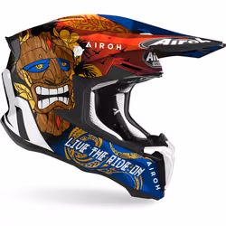Airoh Twist 2.0 Tiki Casque de motocross, multicolore, taille S pour Hommes