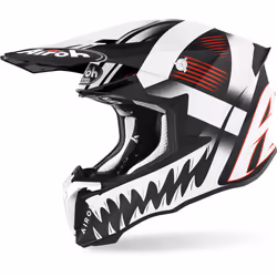 Airoh Twist 2.0 Mask Casque de motocross, noir-blanc, taille S pour Hommes