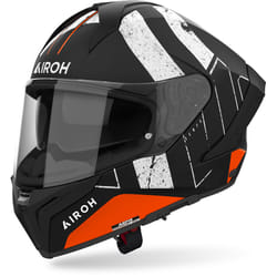 Airoh Matryx Scope Casque, noir-blanc-orange, taille L pour Hommes