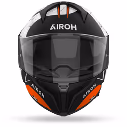 Airoh Matryx Scope Casque, noir-blanc-orange, taille XL pour Hommes