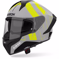 Airoh Matryx Scope Casque, gris-jaune, taille XL pour Hommes