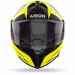 Airoh Matryx Thron Casque, gris-jaune, taille L pour Hommes