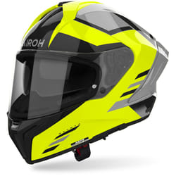 Airoh Matryx Thron Casque, gris-jaune, taille XL pour Hommes