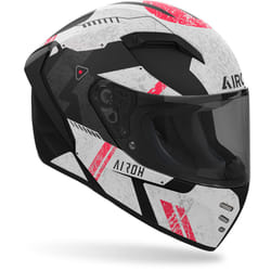 Airoh Connor Omega Casque, noir-gris-rouge, taille M pour Hommes