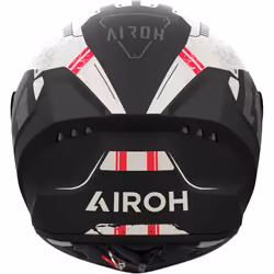 Airoh Connor Omega Casque, noir-gris-rouge, taille XL pour Hommes