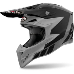 Airoh Wraaap Reloaded Casque de motocross, noir-gris, taille XL pour Hommes