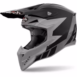 Airoh Wraaap Reloaded Casque de motocross, noir-gris, taille XL pour Hommes
