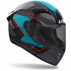 Airoh Connor Dunk Casque, noir-gris-bleu, taille S pour Hommes