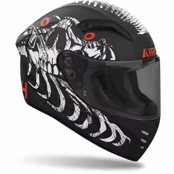 Airoh Connor Myth Casque, noir-blanc-rouge, taille XL pour Hommes