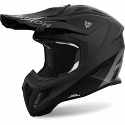 Airoh Aviator Ace 2 Solid Casque de motocross, noir, taille L pour Hommes