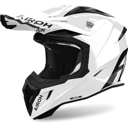 Airoh Aviator Ace 2 Solid Casque de motocross, blanc, taille XS pour Hommes