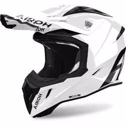 Airoh Aviator Ace 2 Solid Casque de motocross, blanc, taille XS pour Hommes