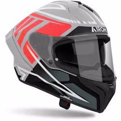 Airoh Matryx Rider Casque, noir-gris-rouge, taille M pour Hommes
