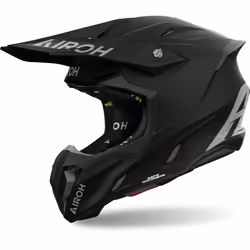 Airoh Twist 3 Solid Casque de motocross, noir, taille XS pour Hommes - Vue supplémentaire 2