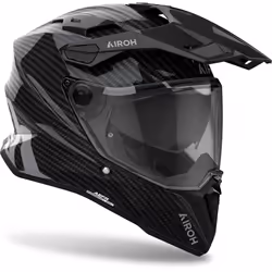 Airoh Commander 2 Full Carbon Casque de motocross, charbon, taille S pour Hommes