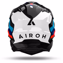 Airoh Commander 2 Doom Casque de motocross, blanc-rouge-bleu, taille M pour Hommes - Vue supplémentaire 4