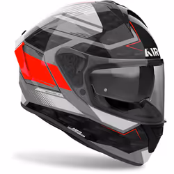 Airoh Spark 2 Zenith Casque, noir-gris-rouge, taille L pour Hommes