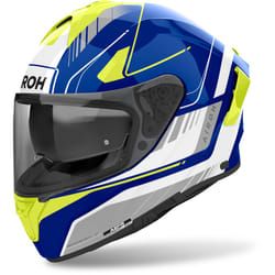 Airoh Spark 2 Chrono Casque, bleu-jaune, taille L pour Hommes