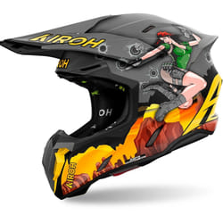 Airoh Twist 3 Adventure Casque de motocross, multicolore, taille XL pour Hommes