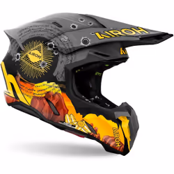 Airoh Twist 3 Adventure Casque de motocross, multicolore, taille XL pour Hommes