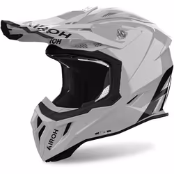 Airoh Aviator Ace 2 Solid Casque de motocross, gris, taille M pour Hommes